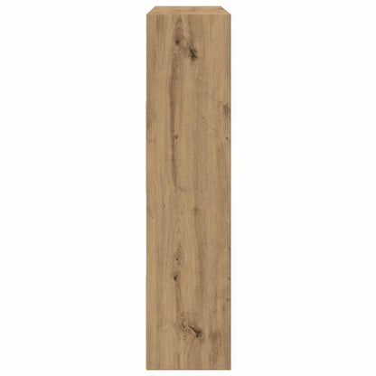 Artisan Oak Book Cabinet/Room Divider, 105x24x102 cm