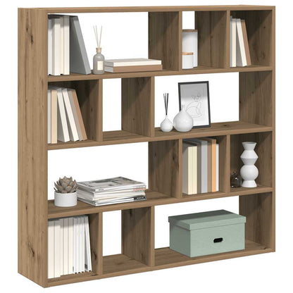 Artisan Oak Book Cabinet/Room Divider, 105x24x102 cm