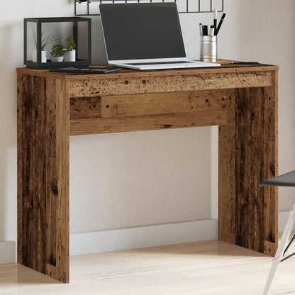 Vintage Engineered Wood Desk 90x40x72 cm - Rustic Charm Office Furniture