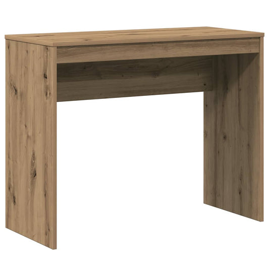 Oak Desk Artisan - 90x40x72 cm Engineered Wood Office Table