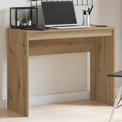 Oak Desk Artisan - 90x40x72 cm Engineered Wood Office Table