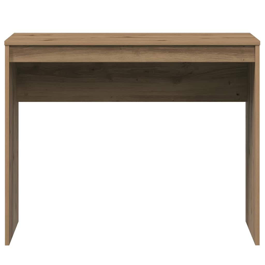 Oak Desk Artisan - 90x40x72 cm Engineered Wood Office Table
