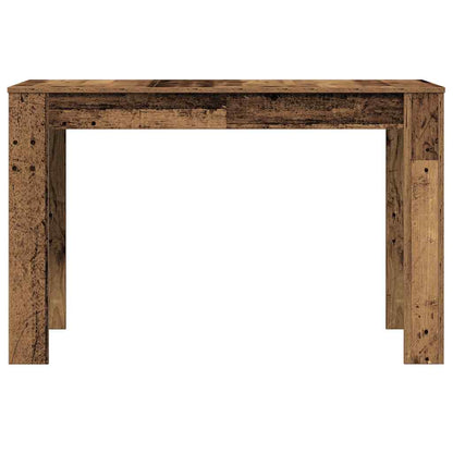 Rustic Engineered Wood Dining Table 120x60x76 cm - Vintage Style