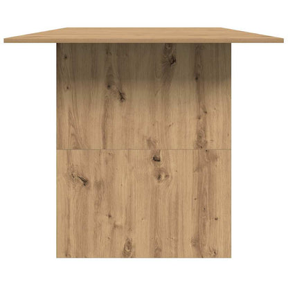 Artisan Oak Dining Table 180x90x76 cm - Engineered Wood