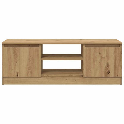 TV Cabinet Artisan Oak 102x30x36 cm Engineered Wood