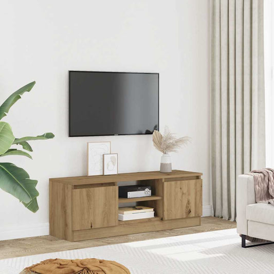TV Cabinet Artisan Oak 102x30x36 cm Engineered Wood