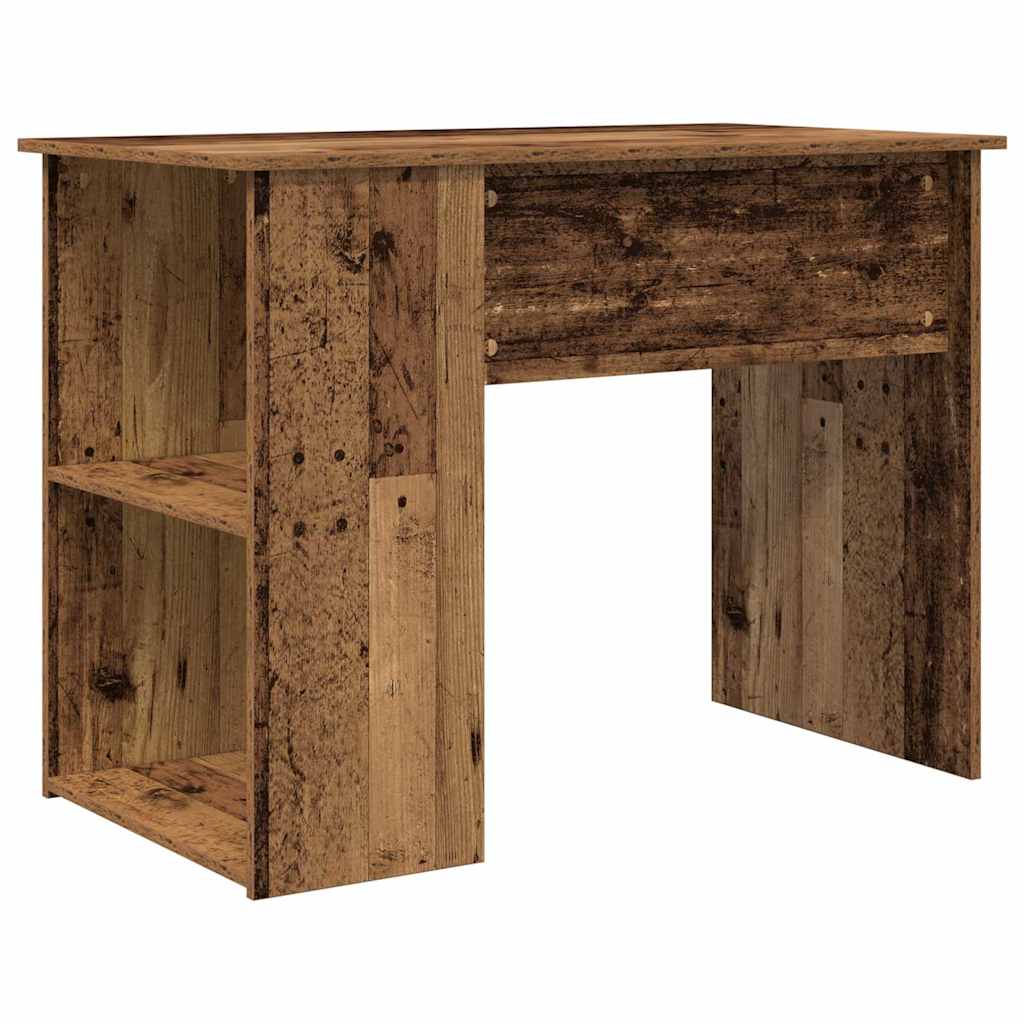 Vintage Engineered Wood Desk, 100x55x75 cm, Rustic Charm