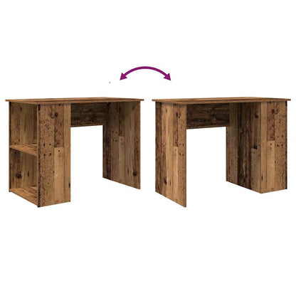 Vintage Engineered Wood Desk, 100x55x75 cm, Rustic Charm