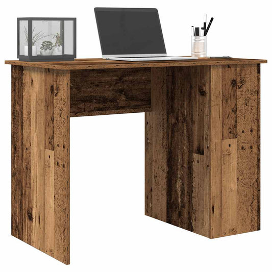 Vintage Engineered Wood Desk, 100x55x75 cm, Rustic Charm