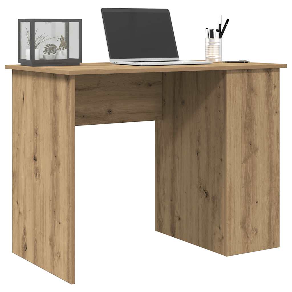Stylish Oak Desk 100x55x75 cm - Durable Engineered Wood