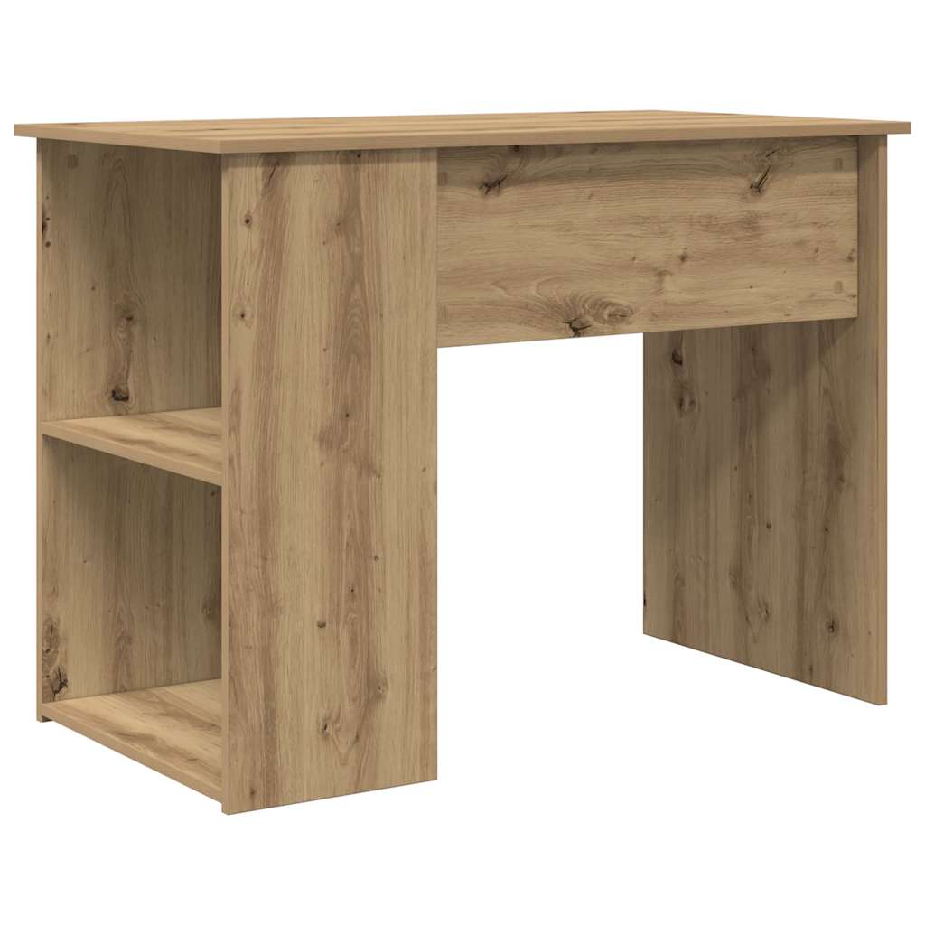 Stylish Oak Desk 100x55x75 cm - Durable Engineered Wood
