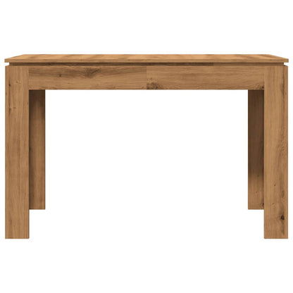 Artisan Oak Dining Table 120x60x76 cm - Engineered Wood Finish