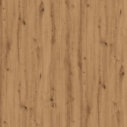 Artisan Oak Dining Table 120x60x76 cm - Engineered Wood Finish