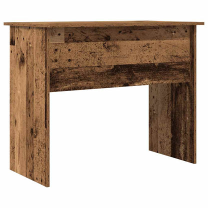 Rustic Engineered Wood Desk, 90x50x74 cm, Antique Finish