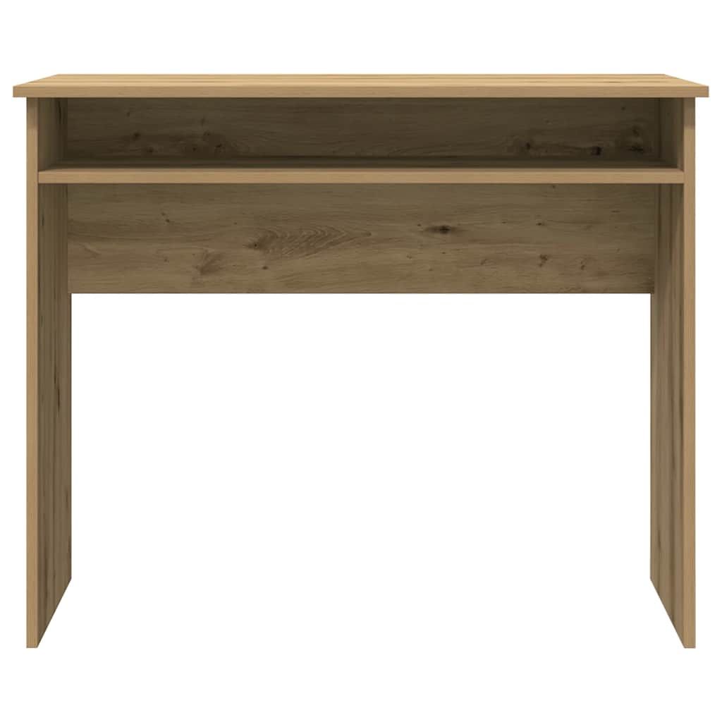 Sleek Oak Desk 90x50x74 cm - Engineered Wood