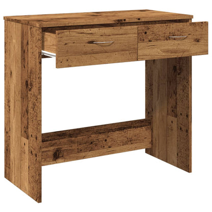Rustic Engineered Wood Desk, 80x40x75 cm, Vintage Finish