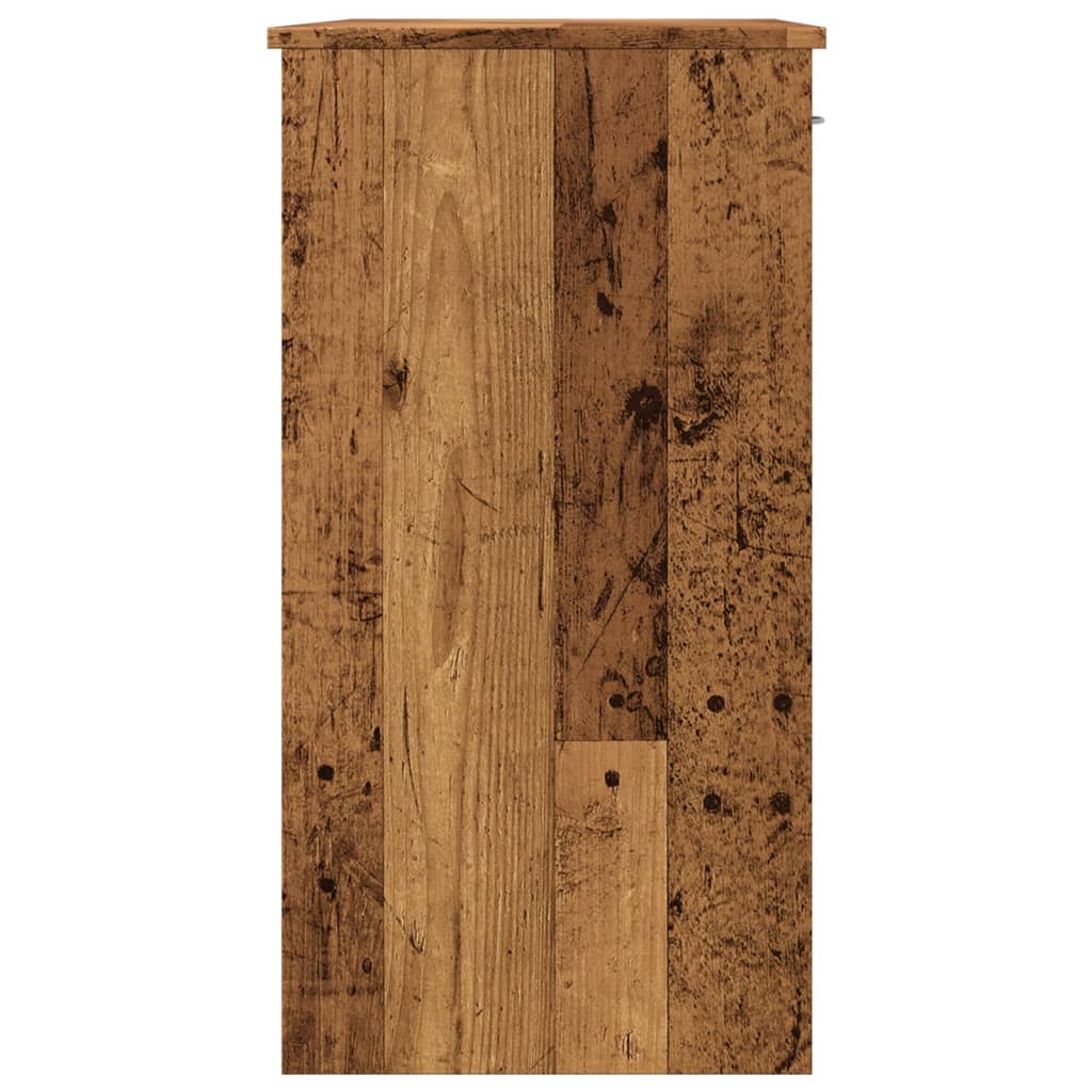Rustic Engineered Wood Desk, 80x40x75 cm, Vintage Finish
