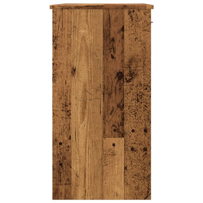 Rustic Engineered Wood Desk, 80x40x75 cm, Vintage Finish