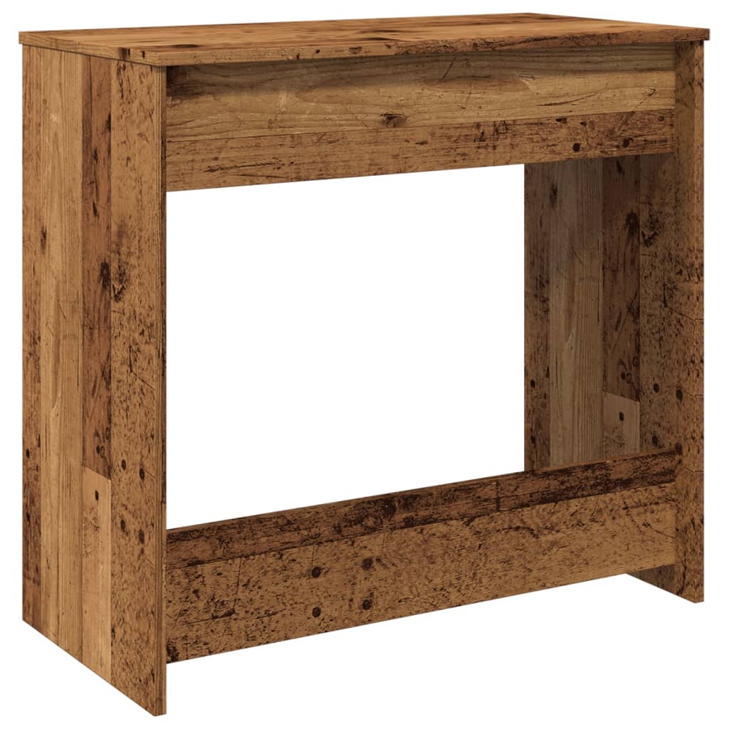 Rustic Engineered Wood Desk, 80x40x75 cm, Vintage Finish