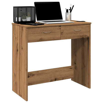 Oak Desk Artisan 80x40x75 cm - Durable Engineered Wood