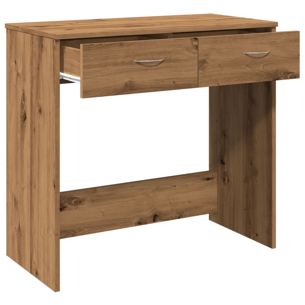 Oak Desk Artisan 80x40x75 cm - Durable Engineered Wood