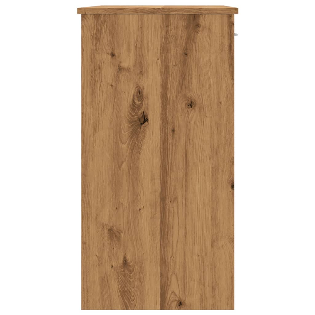 Oak Desk Artisan 80x40x75 cm - Durable Engineered Wood