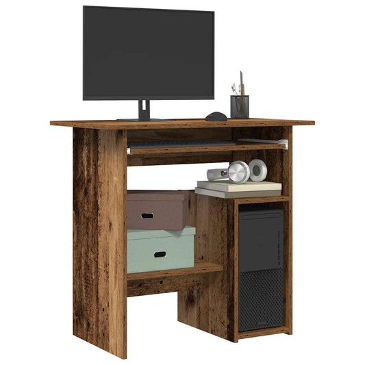 Vintage-Style Desk, 80x45x74 cm, Engineered Wood Finish