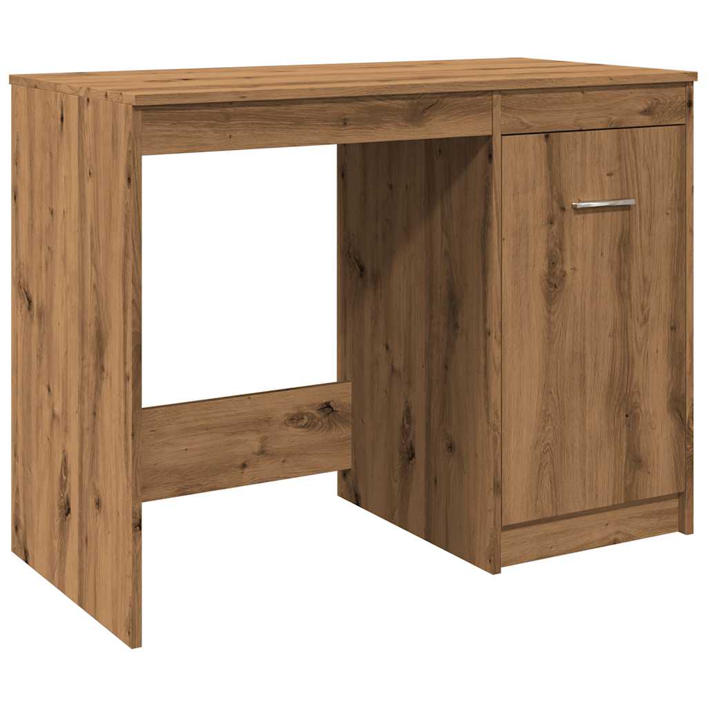 Oak Engineered Wood Desk Artisan 100x50x76 cm