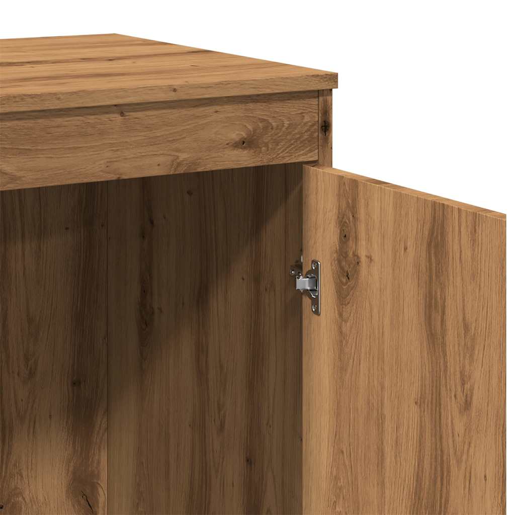 Oak Engineered Wood Desk Artisan 100x50x76 cm
