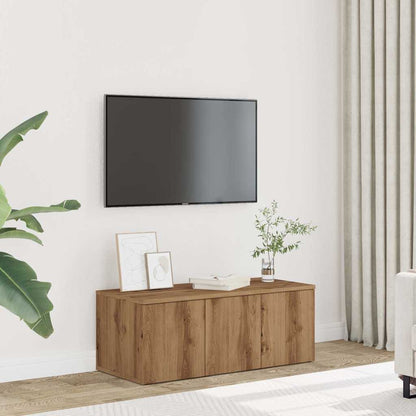 TV Cabinet Artisan Oak 80x34x30 cm Engineered Wood