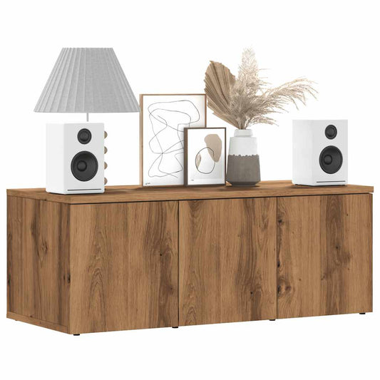 TV Cabinet Artisan Oak 80x34x30 cm Engineered Wood