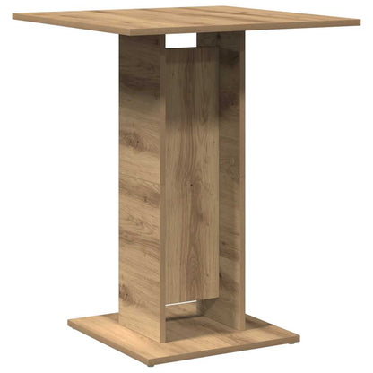 Artisan Oak Bistro Table 60x60x75 cm - Engineered Wood Elegance