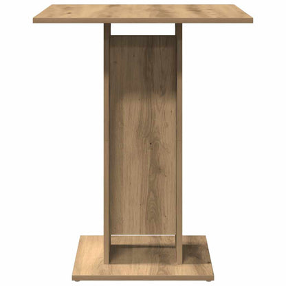 Artisan Oak Bistro Table 60x60x75 cm - Engineered Wood Elegance