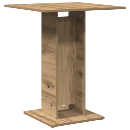 Artisan Oak Bistro Table 60x60x75 cm - Engineered Wood Elegance
