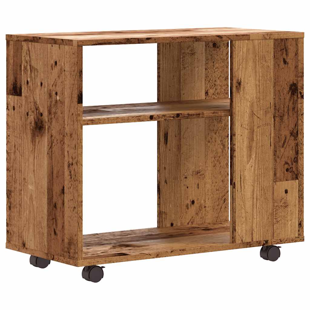 Vintage-Style Engineered Wood Side Table, 70x35x55 cm