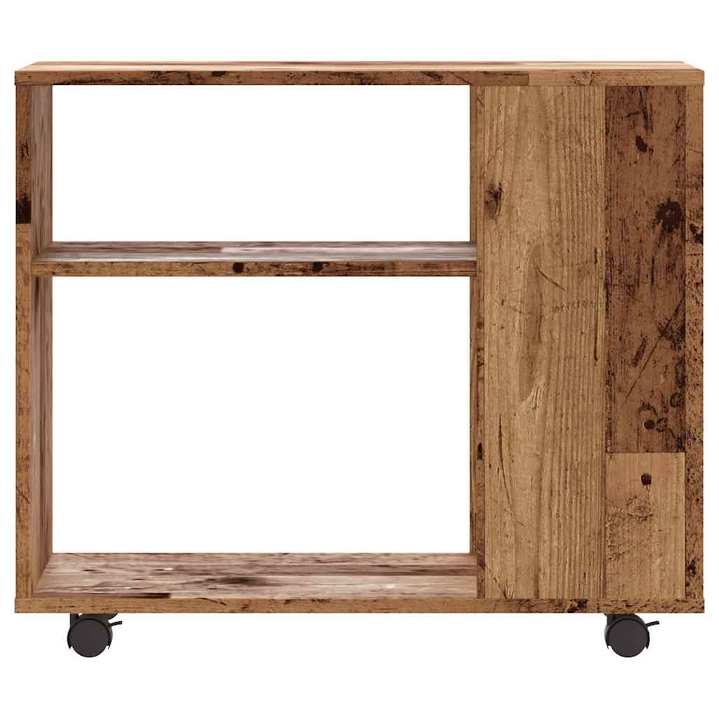 Vintage-Style Engineered Wood Side Table, 70x35x55 cm