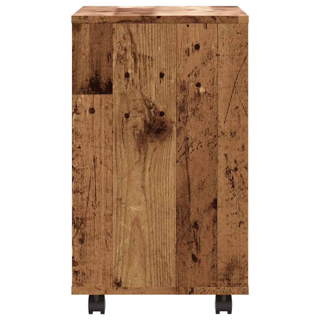 Vintage-Style Engineered Wood Side Table, 70x35x55 cm