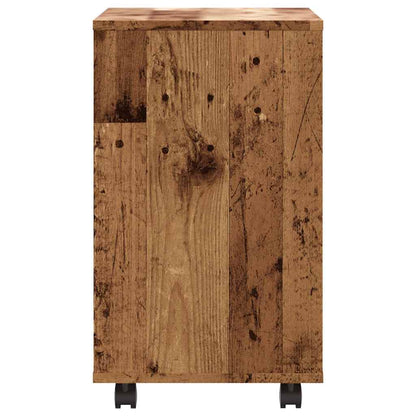 Vintage-Style Engineered Wood Side Table, 70x35x55 cm