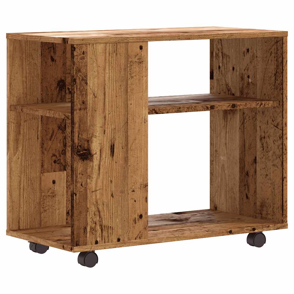 Vintage-Style Engineered Wood Side Table, 70x35x55 cm
