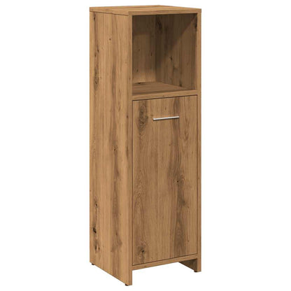 Artisan Oak Bathroom Cabinet, Engineered Wood 30x30x95 cm