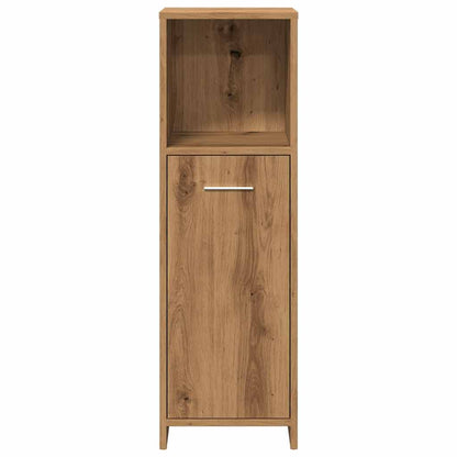 Artisan Oak Bathroom Cabinet, Engineered Wood 30x30x95 cm