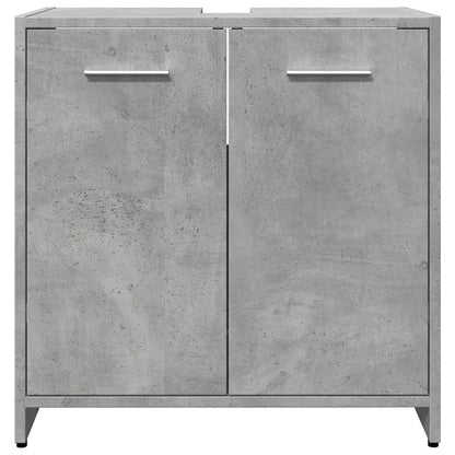 Concrete Grey Bathroom Sink Cabinet 60x33x60 cm - Engineered Wood