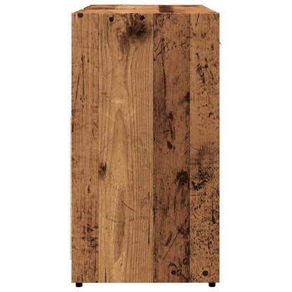 Rustic Engineered Wood Bathroom Sink Cabinet, 60x33x60 cm