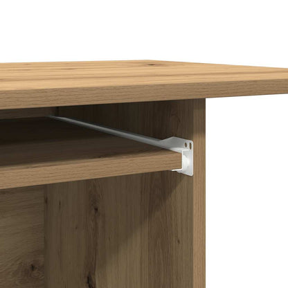 Artisan Oak Computer Desk 80x50x75 cm - Engineered Wood