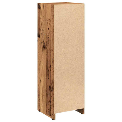 Rustic 30x30x95 cm Bathroom Cabinet, Old Wood Finish