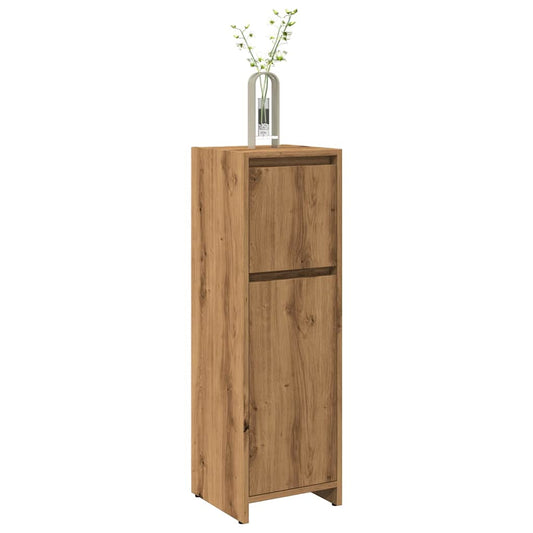 Artisan Oak Bathroom Cabinet, Engineered Wood, 30x30x95 cm