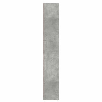 Concrete Grey Bathroom Cabinet, Engineered Wood, 30x30x183.5 cm