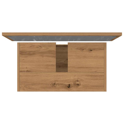 Artisan Oak 2-Piece Bathroom Set - Engineered Wood Elegance