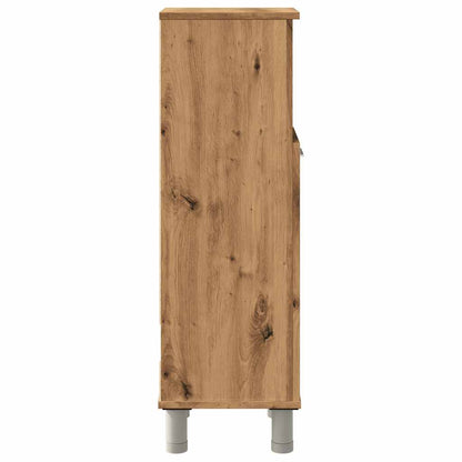 Artisan Oak Bathroom Cabinet 30x30x95 cm - Engineered Wood