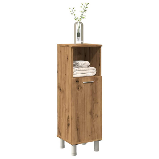 Artisan Oak Bathroom Cabinet 30x30x95 cm - Engineered Wood